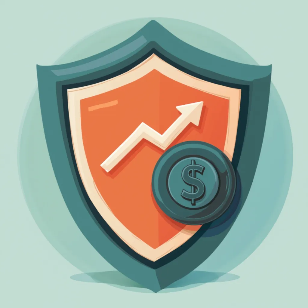 Ícono animado de gestión de riesgos