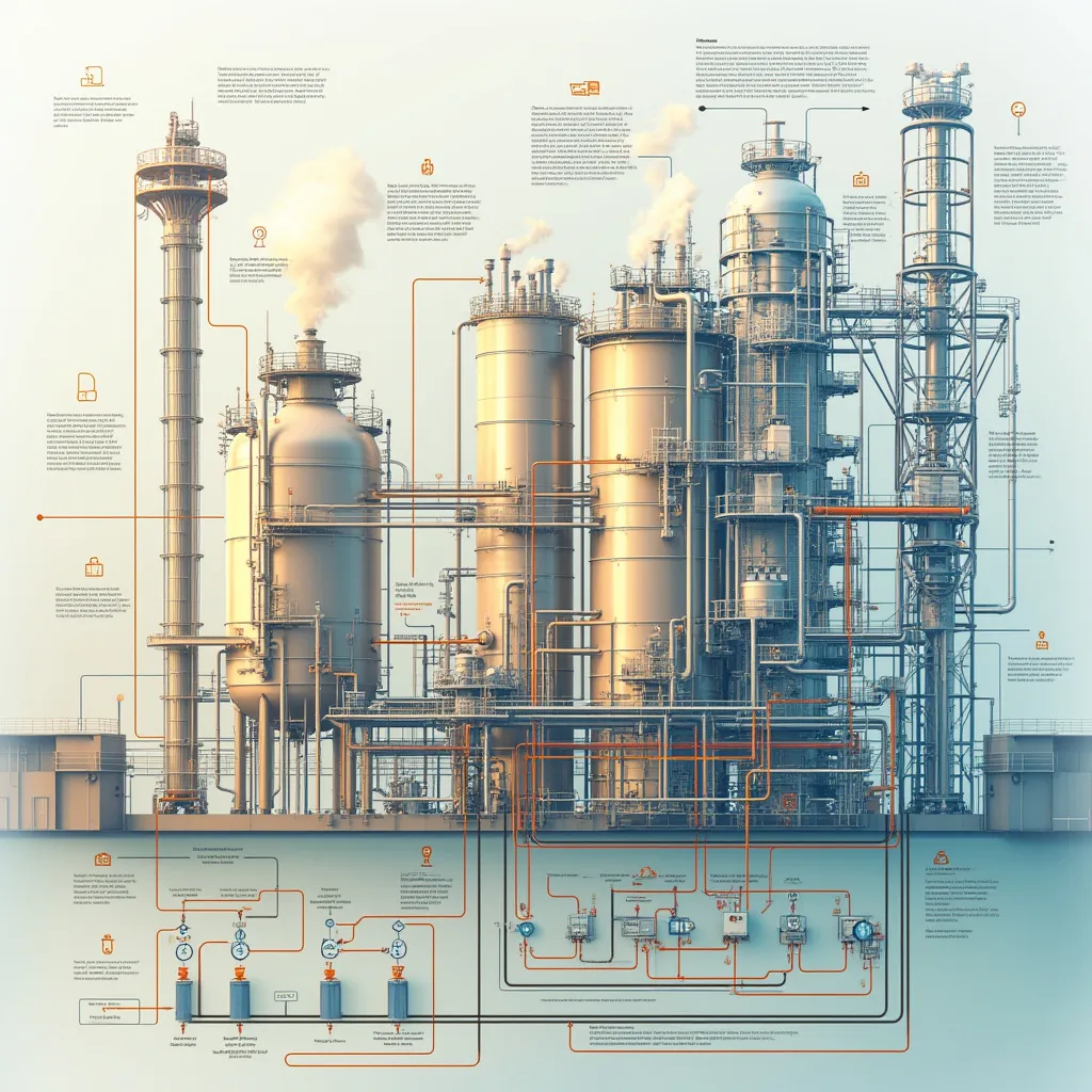 Diagrama de flujo de proceso de refinería