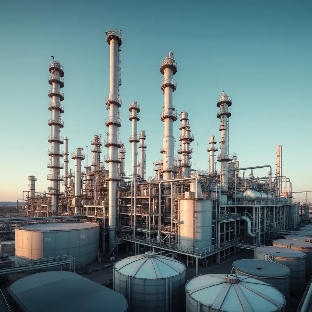 Refinería de petróleo modernizada